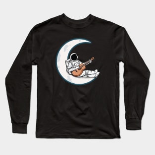 Astronaut and guitar Long Sleeve T-Shirt